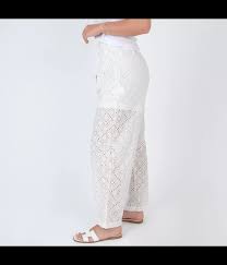 Pantalon femme broderie rosa Size S/M taille 1