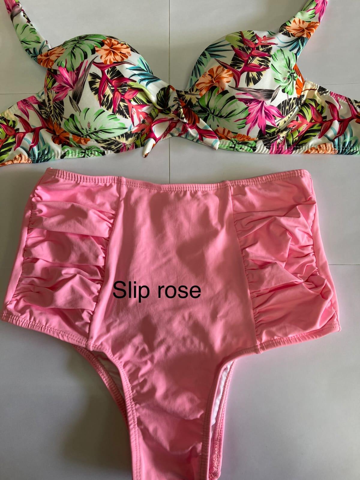 Maillot de Bain 2 Pièces SLIP ROSE PASTEL