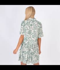 Robe femme courte Michela pivoine rivière