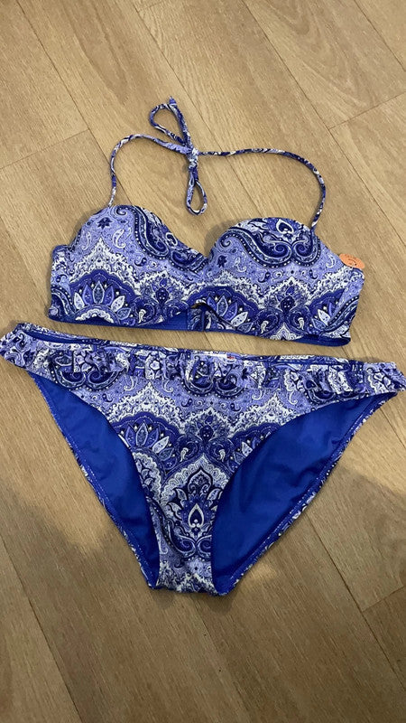 2 pieces ensemble  bleu  CAMAIEU Size 2XL 44/16