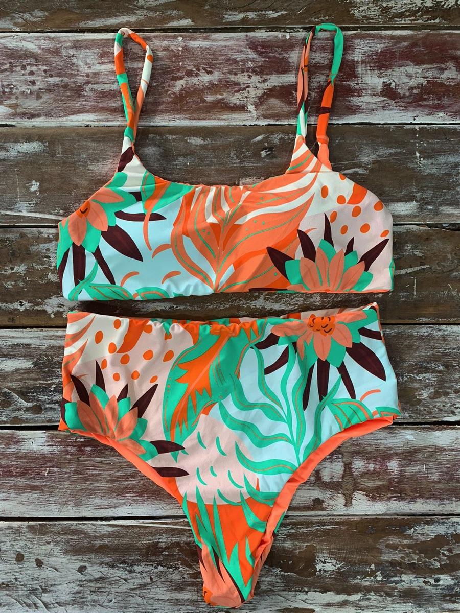 Maillot de Bain 2 Pièces BAHIA Taille Haute