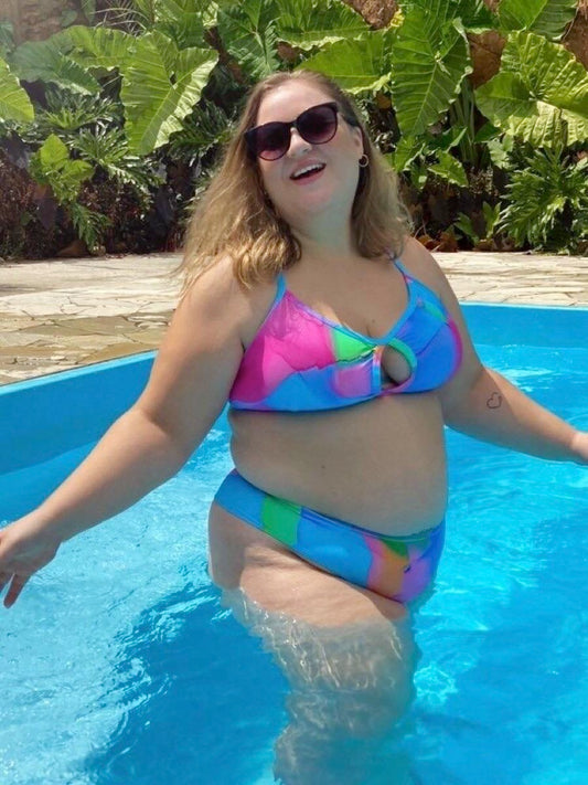 Maillot de Bain Grande Taille 2 Pièces G4
