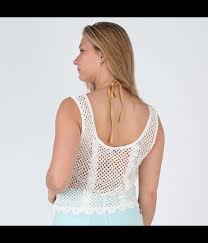 Cardigan femme crochet rosa modèle L beige