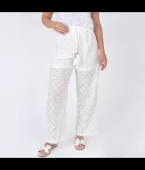 Pantalon femme broderie rosa Size S/M taille 1